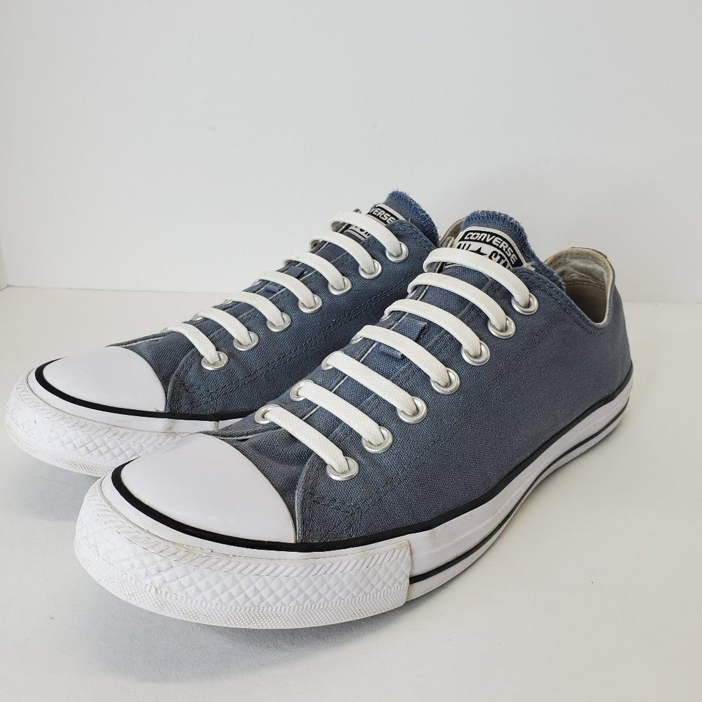 Converse All Star Women's Gray Blue Style Sneakers Shoes 111113F Size 11 Mn's 9